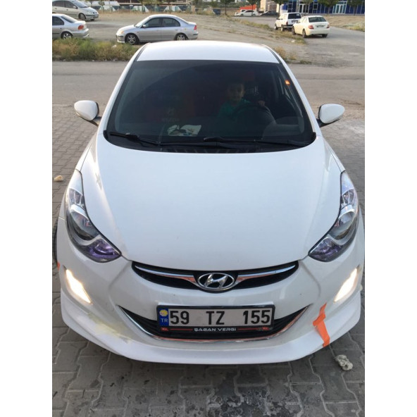 Hyundai Elantra Ön Tampon Eki (2011-2013) Fiber - Boyasız - 2