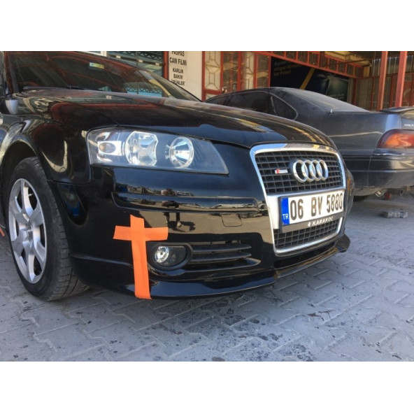 Audi A3 Ön Tampon Eki - Fiber - Boyasız