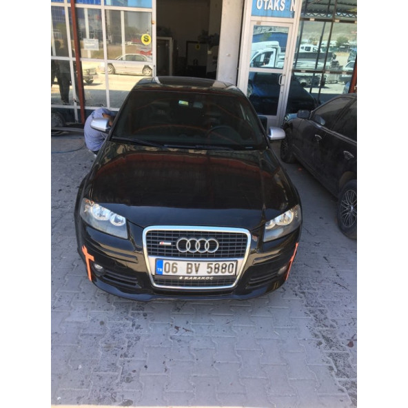 Audi A3 Ön Tampon Eki - Fiber - Boyasız - 3