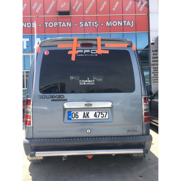 Ford Connect Bagaj Üstü Spoiler - Fiber - Boyasız Uyumlu ürün görseli 1