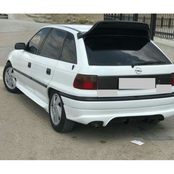 Opel Astra F Spoon yüksek Spoiler   - Fiber Boyasız ürün görseli 1