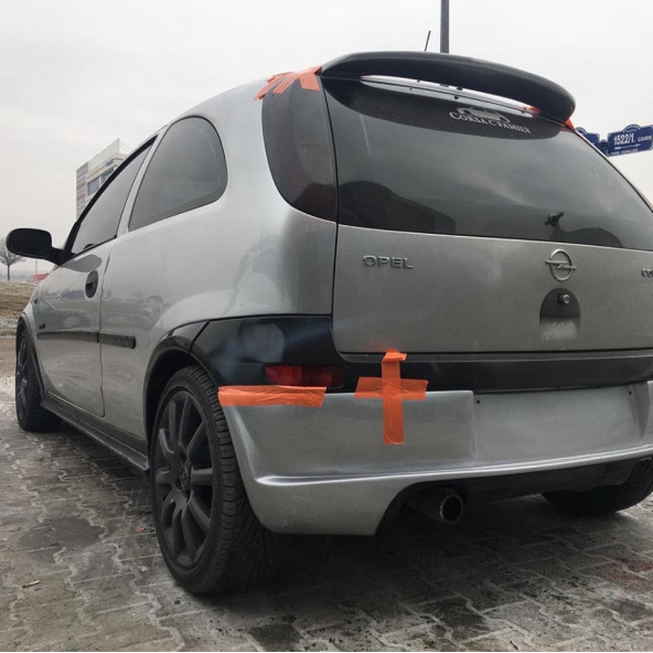 Opel Corsa C ay Spoiler - Fiber - Boyasız
