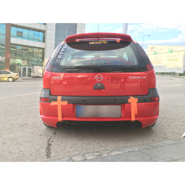 Opel Corsa C ay Spoiler - Fiber - Boyasız - 3