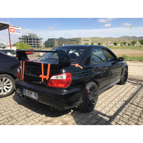 Subaru Impreza Sti Spoiler - Fiber - Boyasız - Resim 3