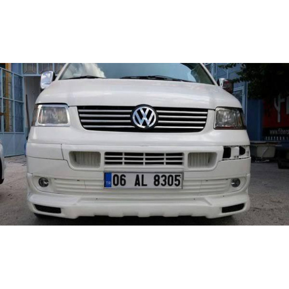 Vw Transporter T5 Ön Tampon Eki - Fiber - Boyasız - Resim 2