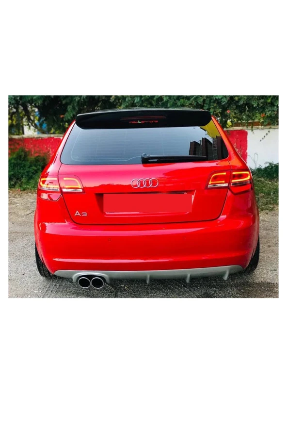 Audi A3 Difüzör  2009-2012  Fiber - Boyasız Uyumlu