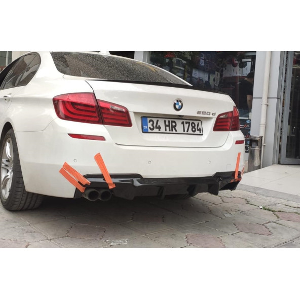 Bmw F10 Uyumlu  Vorsteiner Difüzör - Plastik - Parlak Siyah