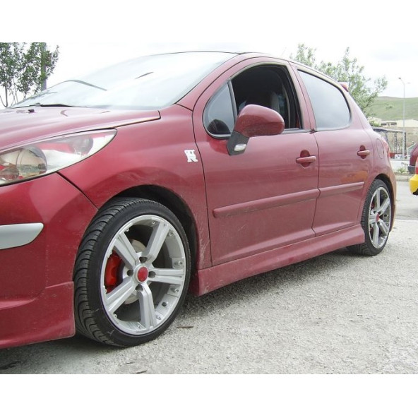 Peugeot 207 Yan Marşpiyel Takımı - Fiber Boyasız