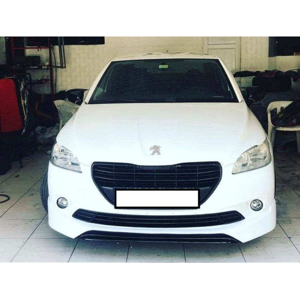 Peugeot 301 Ön Tampon Eki - Fiber - Boyasız - (makyajsız Kasa)