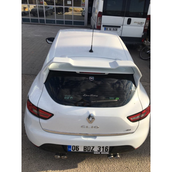 Renault Clio 4 Rs Spoiler - Fiber - Boyasız - 3