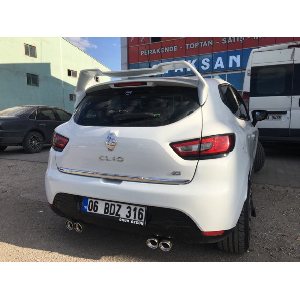 Renault Clio 4 Rs Spoiler - Fiber - Boyasız - 5