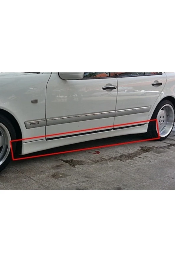 Mercedes W124 Marşpiyel Takımı - Sağ Sol Takım - Fiber - Boyasız - Tam Uyumlu