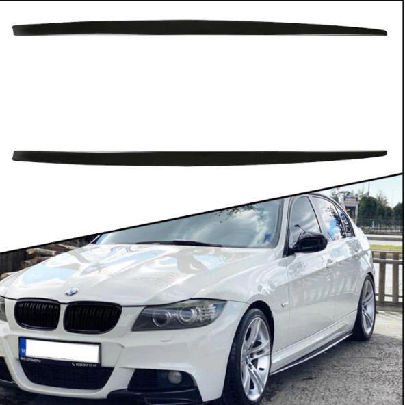 Bmw E90 Marşpiyel Lipi - Plastik - Parlak Siyah ürün görseli 1