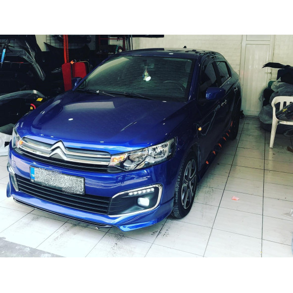 Citroen C Elysee Uyumlu Ön Tampon Eki (makyajlı) Fiber - Boyasız - 3