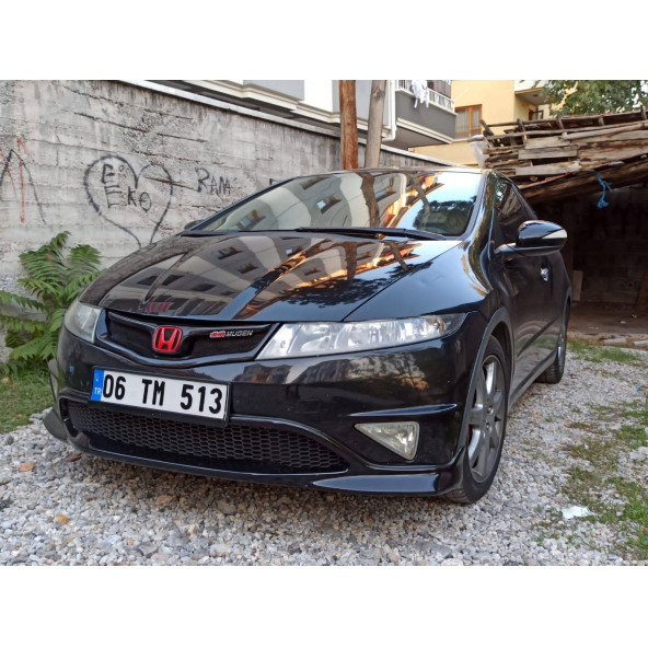 Honda Civic Fn2 Panjur - Plastik - Parlak Siyah - 2