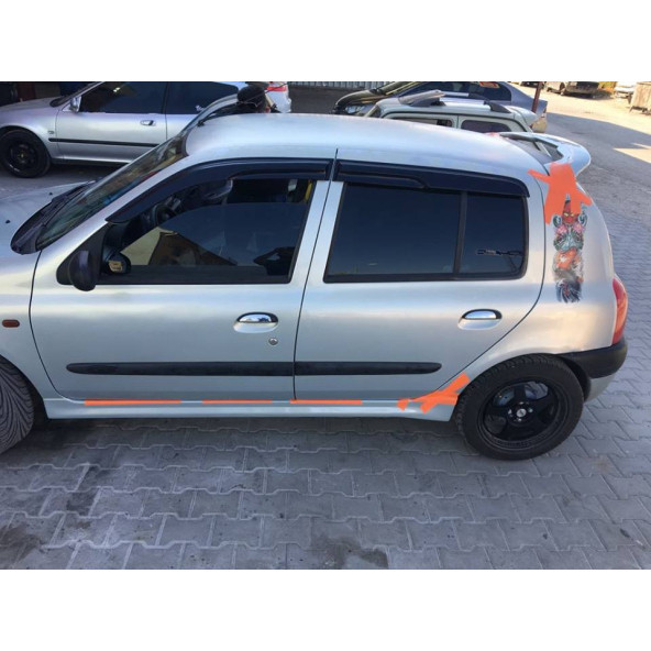 Renault Clio 2 Hb Yan Marşpiyel Takımı - Plastik - 2