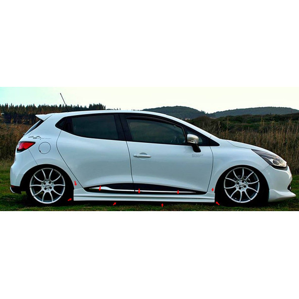 Renault Clio 4 Rs Yan Marşpiyel Takımı -