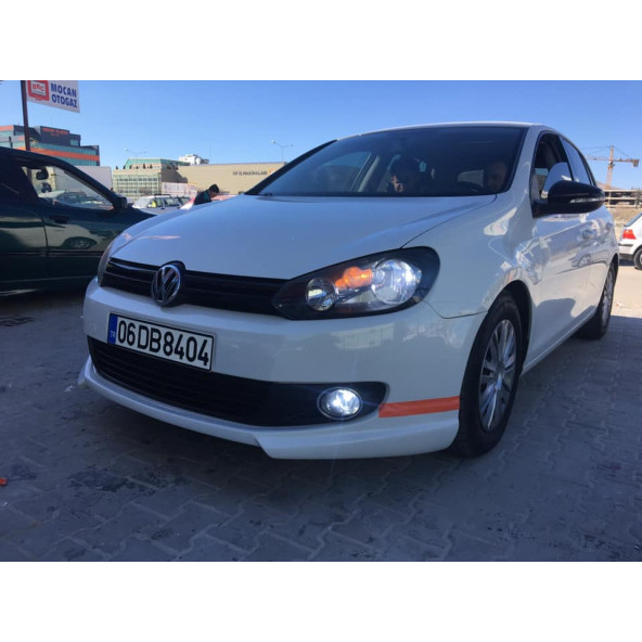 Vw Golf 6 Ön Tampon Eki - Fiber Boyasız - 2