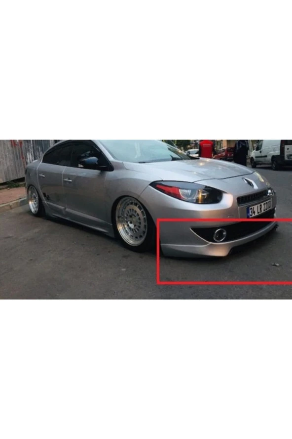 Renault Fluence Ön Tampon Eki - Fiber - Boyasız - (makyajsız Kasa)