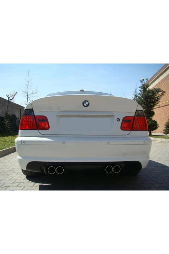 Bmw E46 Coupe Csl Spoiler - Plastik - Parlak Siyah