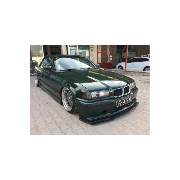 Bmw E36 Gtr Ön Lip - Plastik - Parlak Siyah