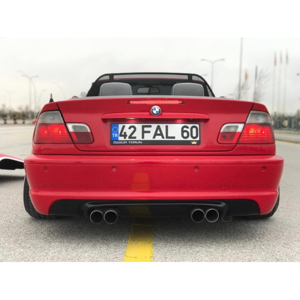 Bmw E46 M Difüzör - Plastik - Parlak Siyah