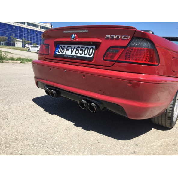 Bmw E46 M Difüzör - Plastik - Parlak Siyah - 3