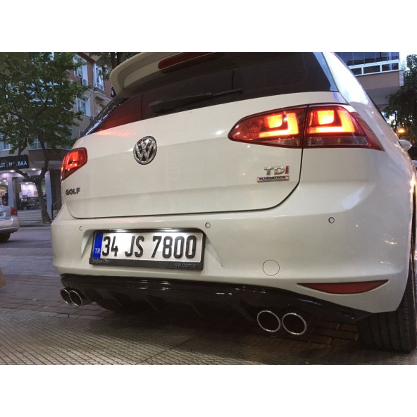 Vw Golf 7 Difüzör - Plastik - Parlak Siyah