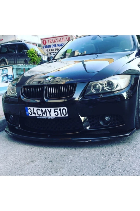 Bmw E90 Ön Lip - Plastik - Parlak Siyah