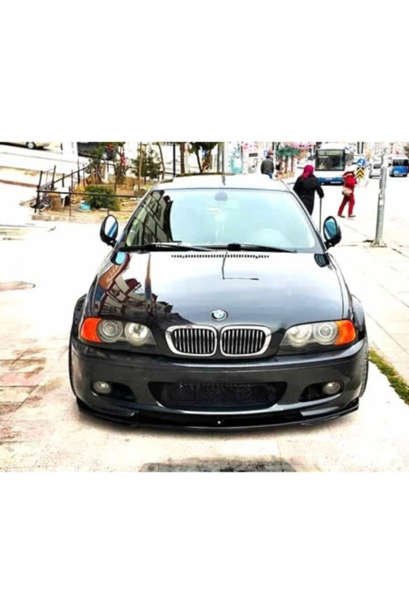 Bmw E46 Ön Lip - Plastik - Parlak Siyah