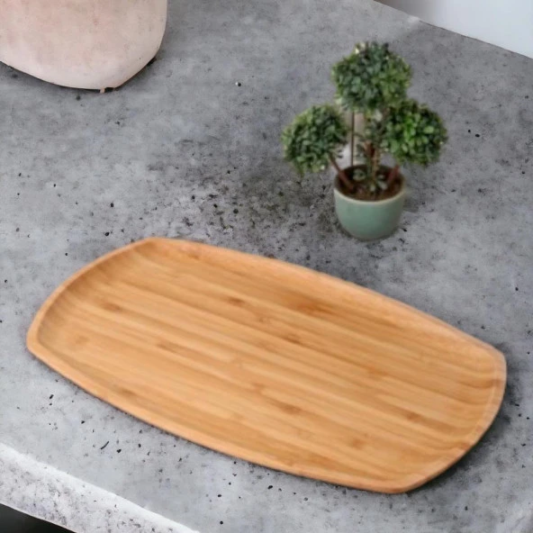 T.Concept Bambu Kayık Sunum Tahtası 30x18 cm - 2