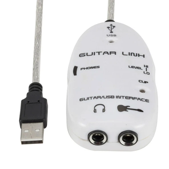 Usb guitar link kablo usb gitar ses ara bağlantı kablosu