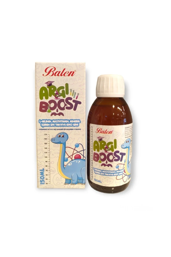 Balen Argiboost L-arjinin, Multivitamin, Mineral Içeren Sıvı Takviye Edici Gıda 150 Ml