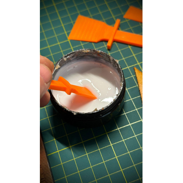 LeMoodO 2 li Yapıştırıcı Sürme Spatulası  Deri El Aletleri - 5