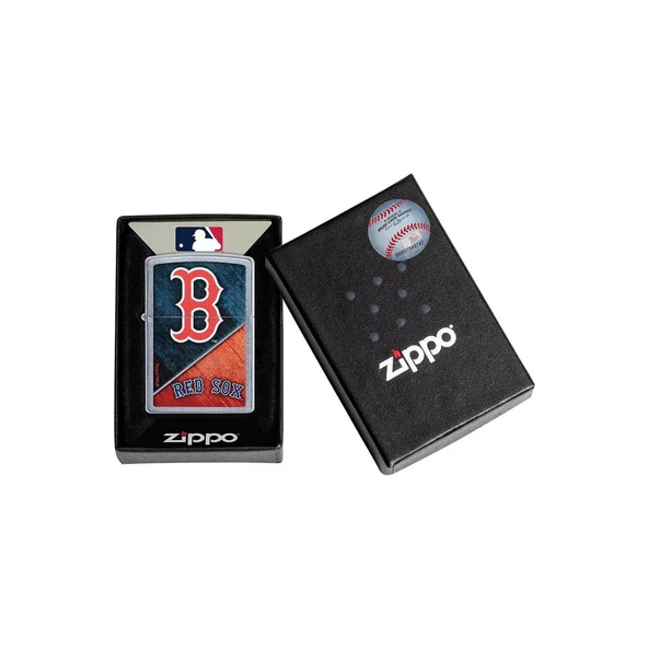 Zippo Çakmak 49725 Mlb Boston Red Sox - Resim 5