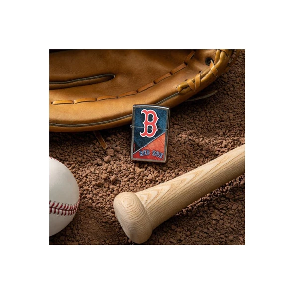 Zippo Çakmak 49725 Mlb Boston Red Sox - Resim 2