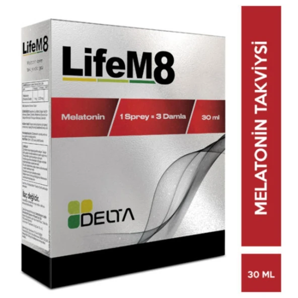 Lifem8 Melatonin 1 mg Sprey 30 ml
