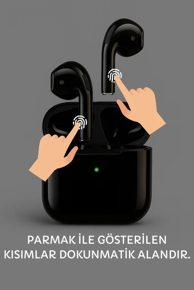 TrkTech Pro 5 Plus Siyah 5.3 Bluetooth Versiyon Premium A Kalite Hd Ses Performanslı Bluetooth Kulaklık - 2