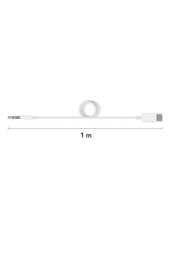 TrkTech Type-c To 3.5 mm Aux Audio Kablo Araç İçi Uyumlu Aux Kablosu - 2