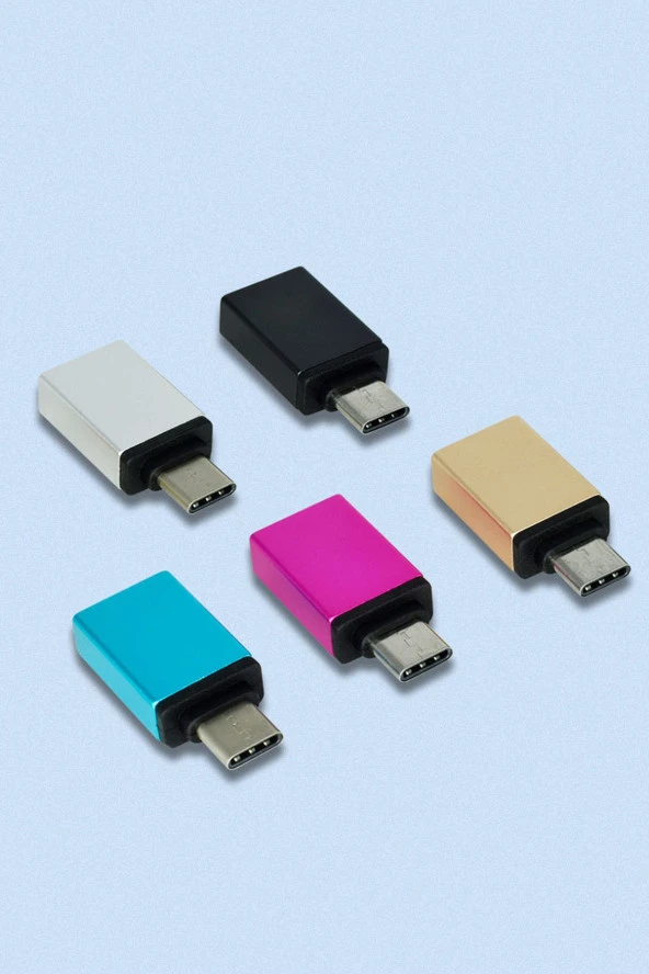 TrkTech Type-c To Usb 3.0 (YÜKSEK HIZLI) Veri Aktarımı Otg Çevirici Dönüştürücü Adaptör - 3