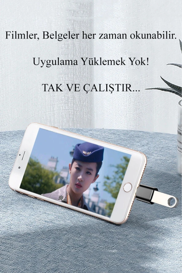 TrkTech Iphone Ipad Uyumlu Lightning To Usb 3.0 (yüksek Hızlı) Veri Aktarımı Otg Çevirici Dönüştürücü - 3