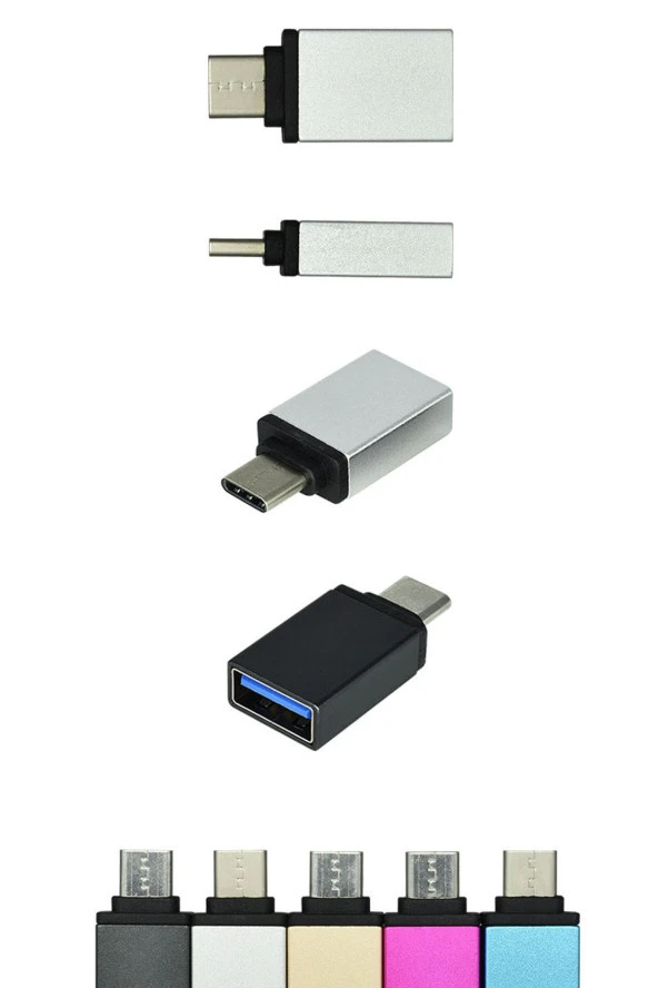 TrkTech Type-c To Usb 3.0 (YÜKSEK HIZLI) Veri Aktarımı Otg Çevirici Dönüştürücü Adaptör - 4