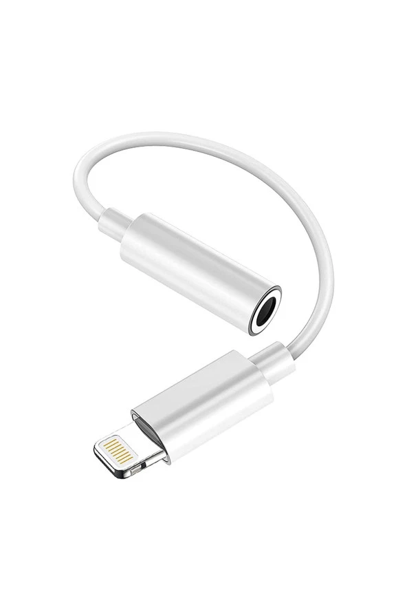 TrkTech Iphone Uyumlu Kablolu Kulaklık Çevirici Lightning To Headphone Jack Aux Çevirici - 3