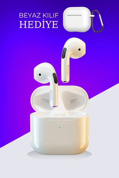 TrkTech Pro 5 Plus Premium A Kalite Bluetooth Sürüm 5.3 Kılıf Hediyeli Bluetooth Kulaklık