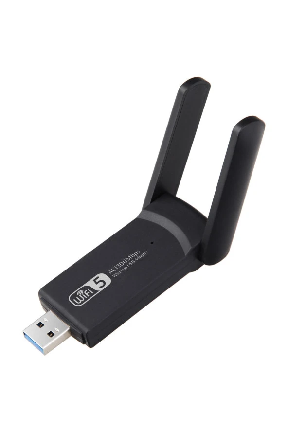 Çift Antenli Ac1300 Mbps Dual Band Usb 3.0 Adaptör Kablosuz Wifi Adaptörü