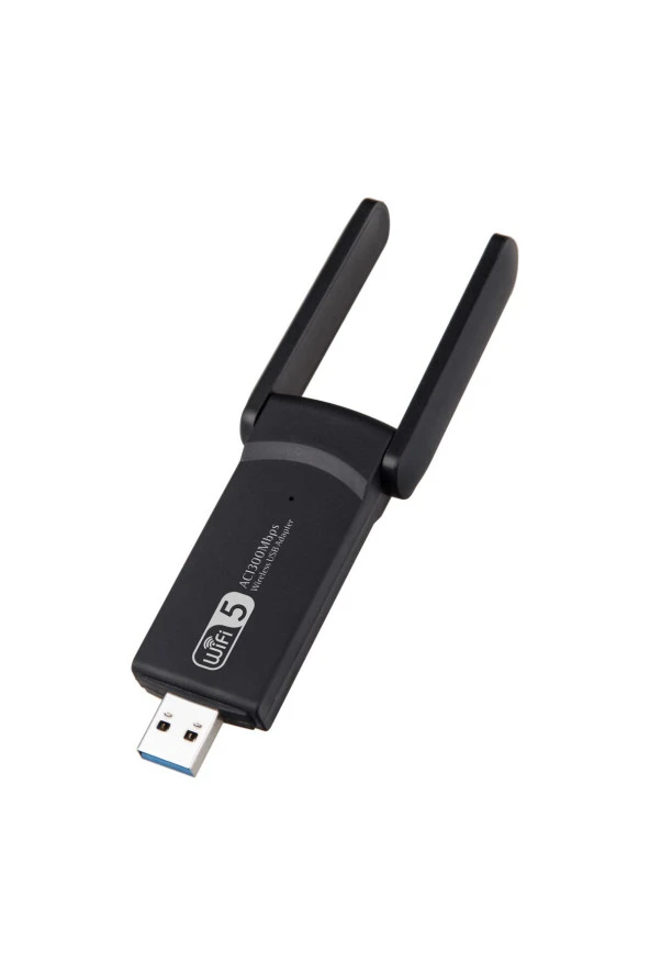 TrkTech Çift Antenli Ac1300 Mbps Dual Band Usb 3.0 Adaptör Kablosuz Wifi Adaptörü - 5
