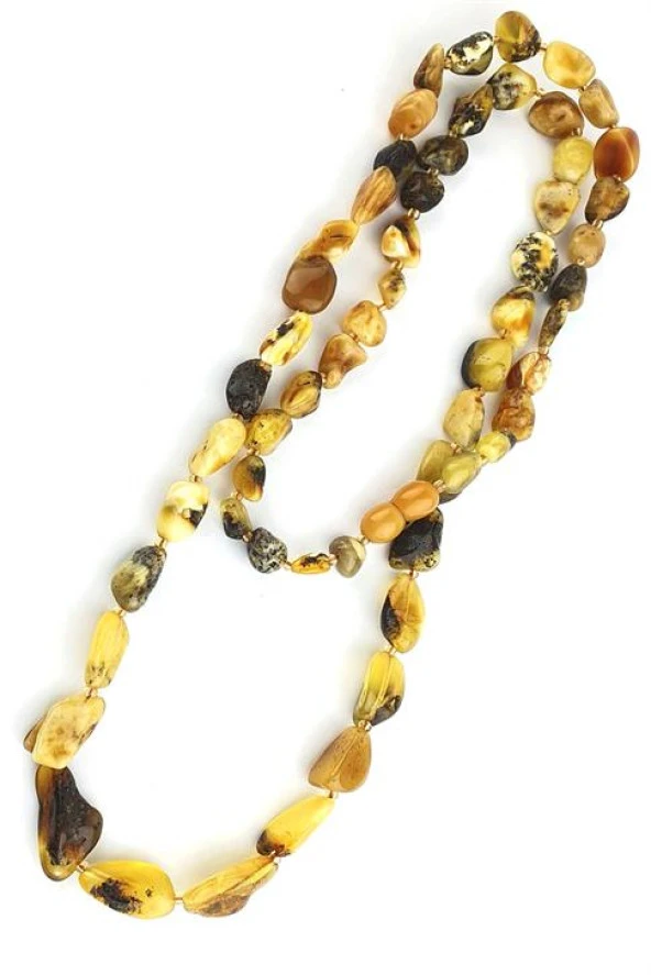 Damla Yosun Kehribar Kolye ürün görseli