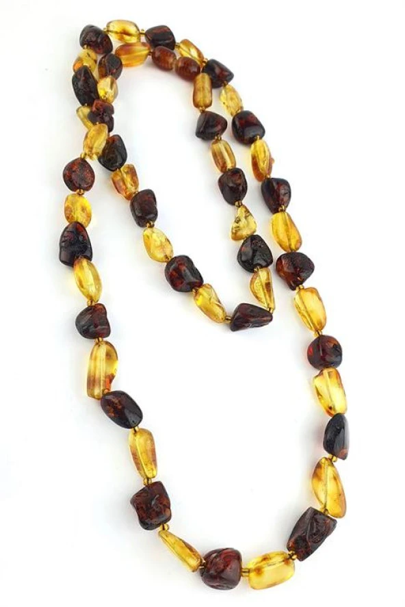 Yosun Damla Kehribar Kolye ürün görseli