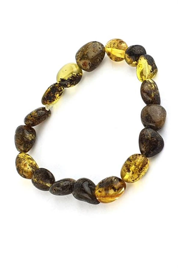 Tasarım Yosun Damla Kehribar Bileklik Kadın ürün görseli