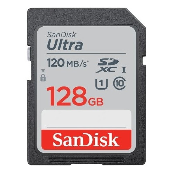 SanDisk Ultra SDSDUN4-128G-GN6IN Class 10 UHS-I U1 128 GB Hafıza Kartı